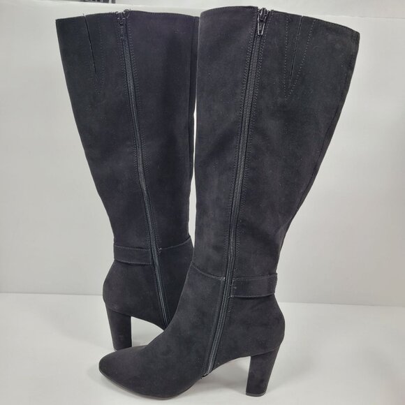 Jones New York Signature Women's Black Knee High Boots US Size 8.5M - Picture 5 of 12